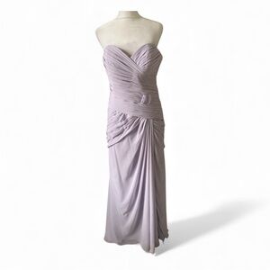 Bill Levkoff Lilac Strapless  dress size 10